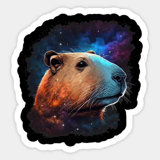 capybara Sticker by a cat cooking